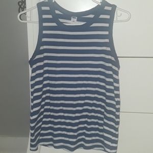 Blue/white striped Tank